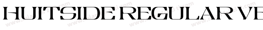 HUITSIDE Regular Version字体转换